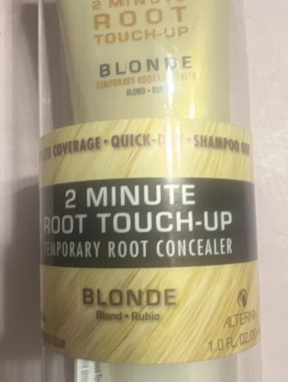 NEW Alterna Stylist 2 Minute Root Touch-Up Temporary Root Concealer Blonde. F/S